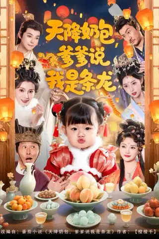 《天降奶包，爹爹说我是条龙（80集）王星辰＆甜豆（夸克网盘）》短剧封面