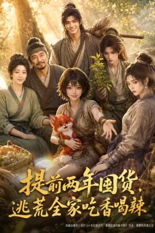 《提前两年囤货，逃荒全家吃香喝辣（60集）（夸克网盘）》短剧封面