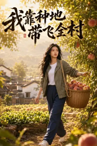 《我靠种地带飞全村（53集）AI短剧（夸克网盘）》短剧封面
