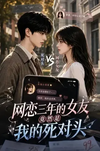 《网恋三年的女友，竟然是我的死对头（22集）（夸克网盘）》短剧封面