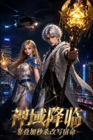 《神域降临靠叠加秒杀改写宿命（155集）（夸克网盘）》短剧封面