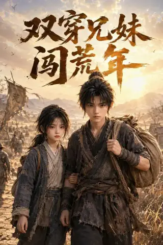 《双穿兄妹闯荒年（92集）（夸克网盘）》短剧封面