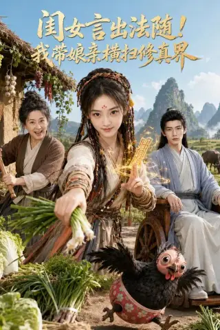 《闺女言出法随！我带娘亲横扫修真界（81集）（夸克网盘）》短剧封面