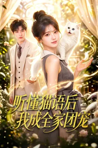 《听懂猫语后我成全家团宠（70集）（夸克网盘）》短剧封面