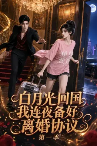 《白月光回国我连夜备好离婚协议第一季（98集）（夸克网盘）》短剧封面