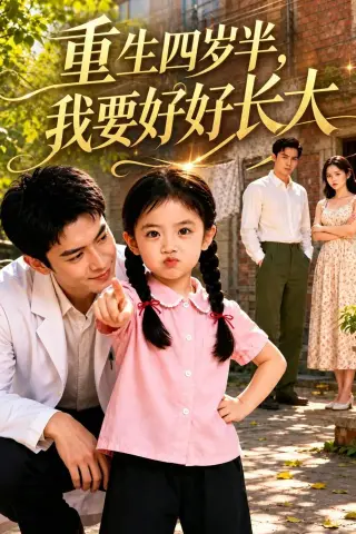 《重生四岁半，我要好好长大（65集）（夸克网盘）》短剧封面