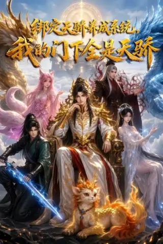 《绑定天骄养成系统，我的门下全是天骄（80集）（夸克网盘）》短剧封面