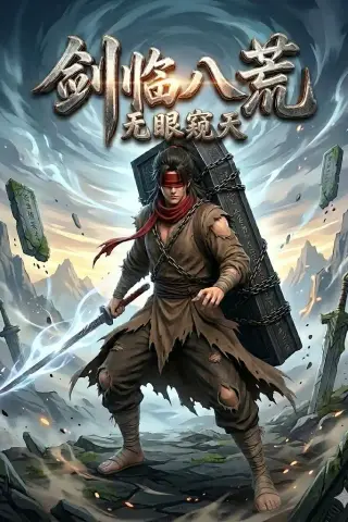 《剑临八荒无眼窥天（60集）Ai短剧（夸克网盘）》短剧封面