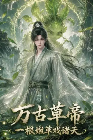 《万古草帝，一根嫩草戏诸天（115集）（夸克网盘）》短剧封面