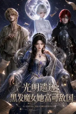 《光明遗迹：黑发魔女她富可敌国（200集）（夸克网盘）》短剧封面