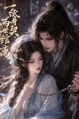 《一纸身契，两世绾离（53集）AI短剧 (2026)》短剧封面