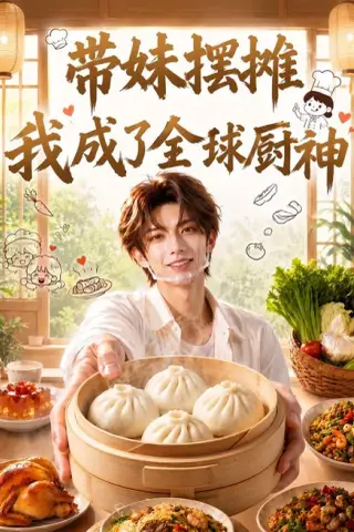 《带妹摆摊，我成了全球厨神（71集）（夸克网盘）》短剧封面