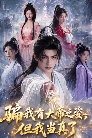 《骗我有大帝之姿，但我当真了（70集）（夸克网盘）》短剧封面