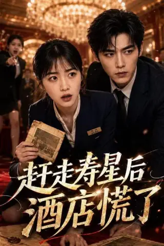 《赶走寿星后酒店慌了（64集）AI短剧（百度网盘）》短剧封面