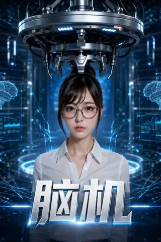 《AI擦边短剧：脑机（迅雷网盘）》短剧封面