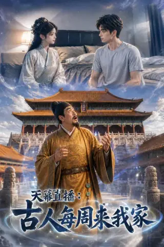 《天幕直播：古人每周来我家（148集）AI短剧 (2026)》短剧封面