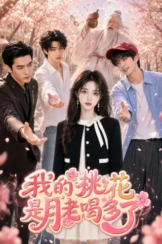 《我的桃花是月老喝多了（40集）（夸克网盘）》短剧封面