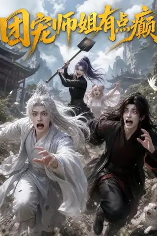 《团宠师姐有点癫（155集）（夸克网盘）》短剧封面