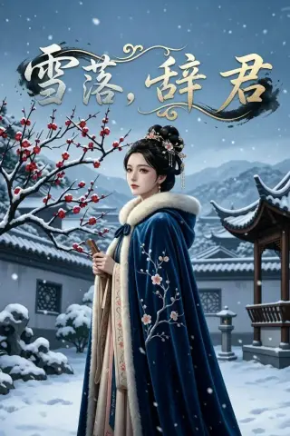 《雪落辞君（48集）（夸克网盘）》短剧封面