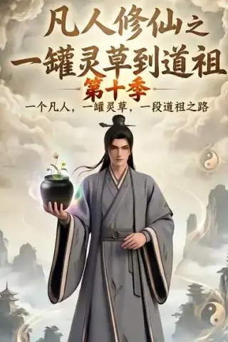 《凡人修仙之一罐灵草到道祖第十季（99集）AI短剧 (2026)》短剧封面