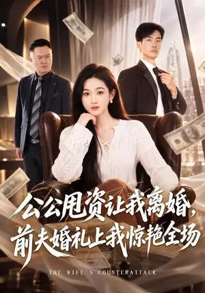 《公公甩资让我离婚，前夫婚礼上我惊艳全场（57集）范祺&陈子豪&伊萌（夸克网盘）》短剧封面
