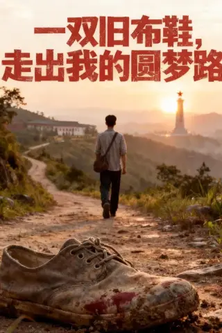 《一双旧布鞋，走出我的圆梦路（72集）AI短剧（夸克网盘）》短剧封面