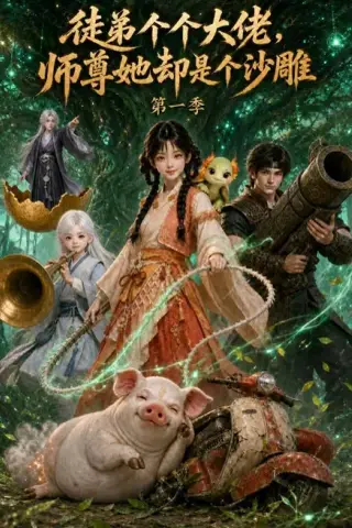 《徒弟个个大佬，师尊她却是个沙雕（157集）Ai短剧（百度网盘）》短剧封面