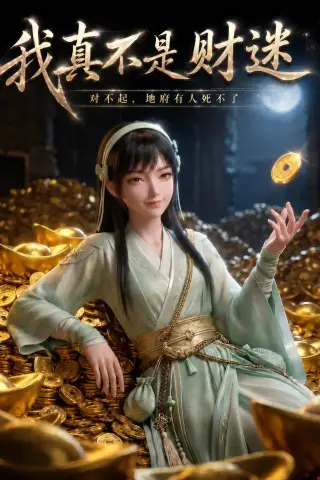 《我真不是财迷，对不起，地府有人死不了（98集）（夸克网盘）》短剧封面