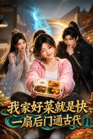 《我家好菜就是快，一扇后门通古代（96集）（夸克网盘）》短剧封面