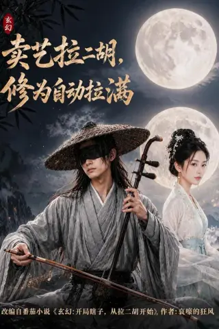 《卖艺拉二胡，修为自动拉满（78集）（百度网盘）》短剧封面