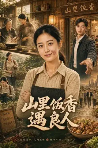 《山里饭香遇良人（49集）AI短剧（夸克网盘）》短剧封面