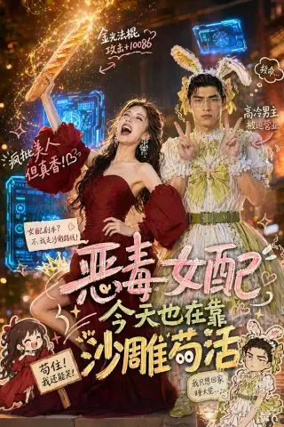 《恶毒女配今天也在靠沙雕苟活（60集）（夸克网盘）》短剧封面
