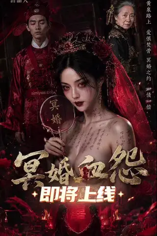 《AI擦边短剧：冥婚厉鬼-冥婚血怨（迅雷网盘）》短剧封面