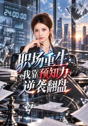 《职场重生，我靠预知力逆袭翻盘（60集）李冰雪&文凯（夸克网盘）》短剧封面