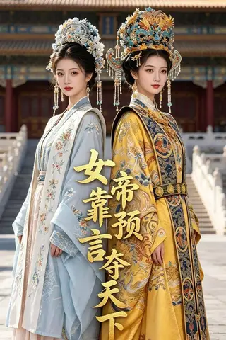 《女帝靠预言夺天下（41集）Ai短剧（百度网盘）》短剧封面