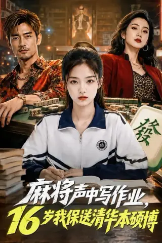 《麻将声中写作业，16岁我保送清华本硕博（82集）（夸克网盘）》短剧封面