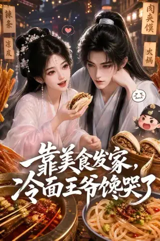 《靠美食发家，冷面王爷馋哭了（65集）（夸克网盘）》短剧封面
