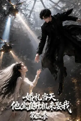 《婚礼当天，他坐直升机来娶我第三季（105集）（夸克网盘）》短剧封面