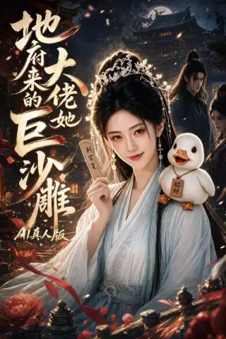 《地府来的大佬她巨沙雕AI真人版（70集）（夸克网盘）》短剧封面