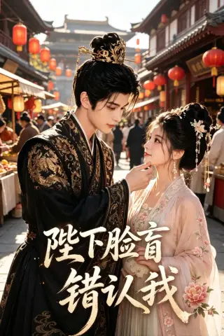 《陛下脸盲错认我（40集）AI短剧 (2026)》短剧封面