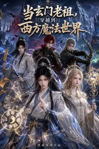 《当玄门老祖，穿越到西方魔法世界（55集）（夸克网盘）》短剧封面