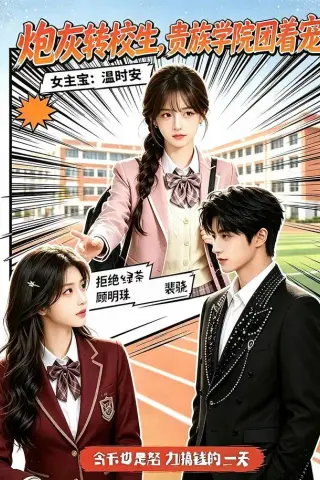 《炮灰转校生，贵族学院团着宠（65集）（夸克网盘）》短剧封面