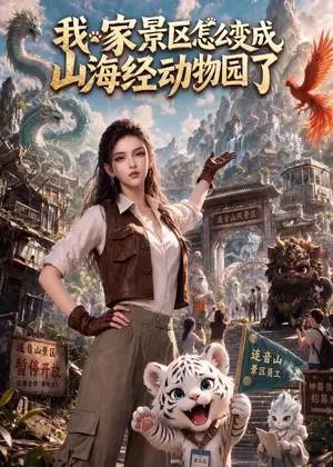 《我家景区怎么变成山海经动物园了（105集）（夸克网盘）》短剧封面