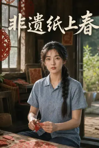 《非遗纸上春（46集）AI短剧（夸克网盘）》短剧封面