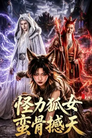 《怪力狐女蛮骨撼天（70集）AI短剧（夸克网盘）》短剧封面