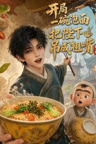 《开局一碗泡面把陛下吊成翘嘴第一季（101集）（夸克网盘）》短剧封面