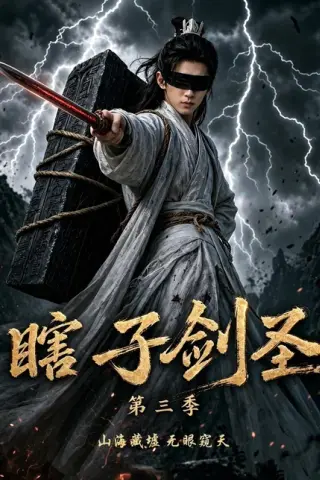 《瞎子剑圣第三季，山海藏墟，无眼窥天（83集）（百度网盘）》短剧封面