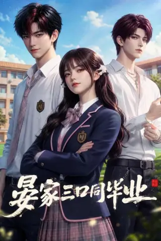 《晏家三口同毕业（50集）（夸克网盘）》短剧封面