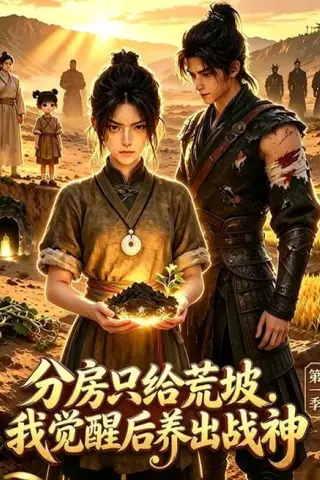 《分房只给荒坡，我觉醒后养出战神第一季（70集）（夸克网盘）》短剧封面