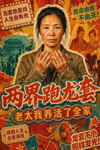 《两界跑龙套，老太我养活了全家（80集）（百度网盘）》短剧封面